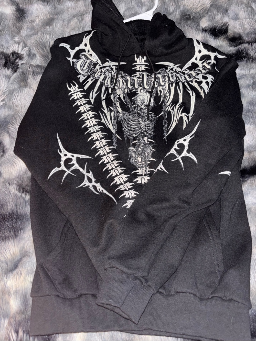 fresh laundry skeleton hoodie